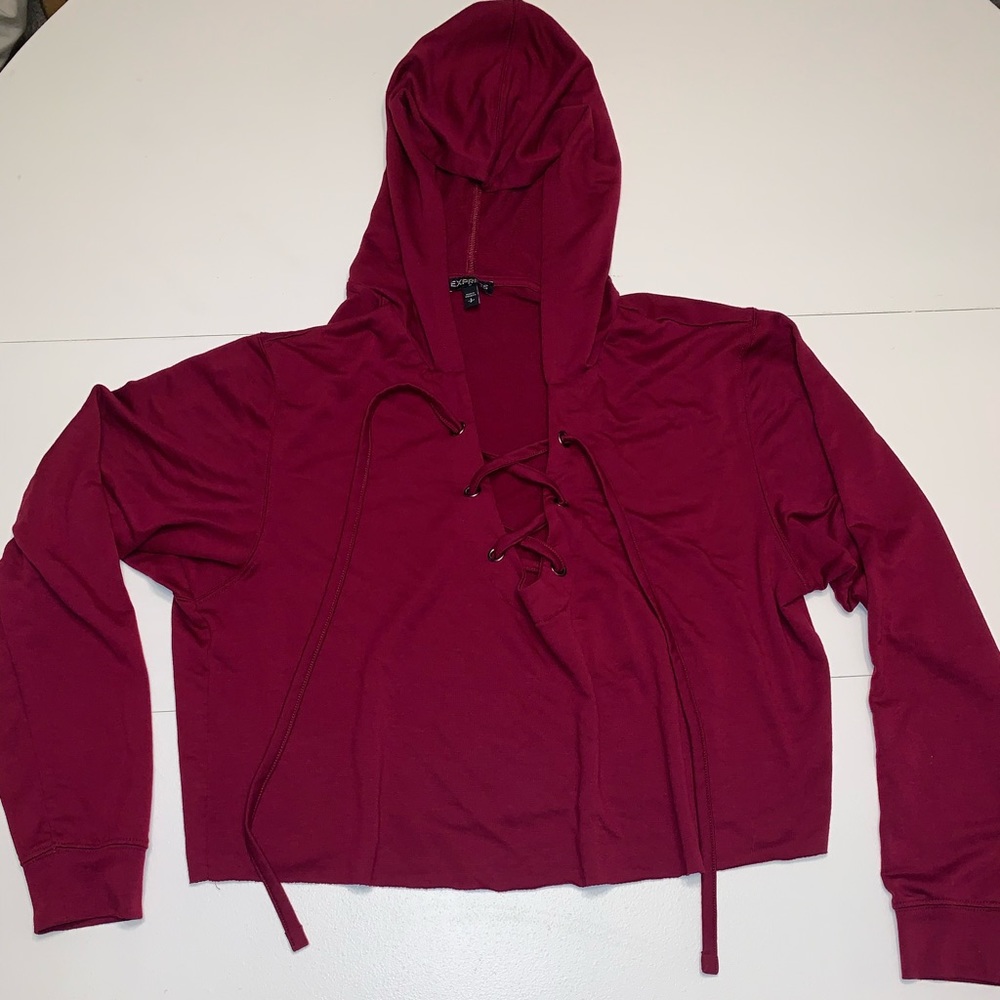 Express - hooded long sleeved shirt